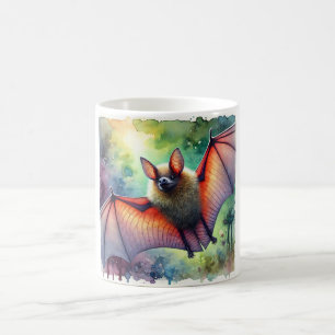 Taza De Café Bat in Tranquil Light 230824AREF110 - Watercolor