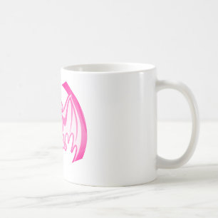 Taza De Café Bat Magenta Inv El MUSEO Regalos Zazzle