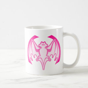 Taza De Café Bat Magenta Inv El MUSEO Regalos Zazzle