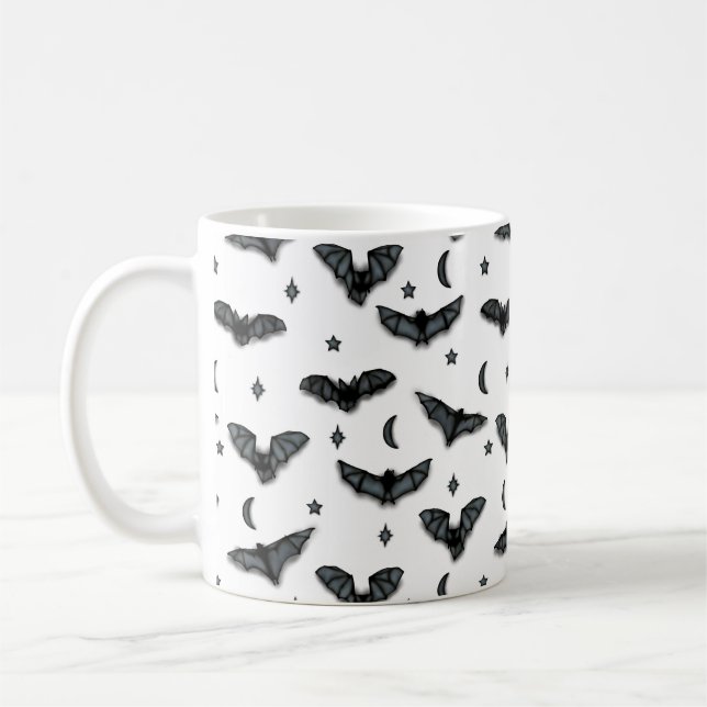 Taza De Café Bat Silhouettes Coffee Mug (Izquierda)