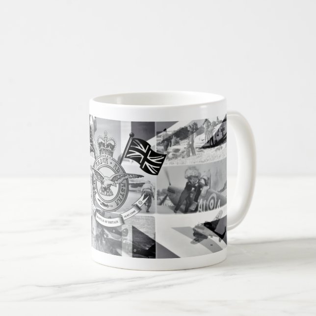Taza De Café Batalla de Gran Bretaña Tributo RAF Mug - Aviación (Anverso derecho)