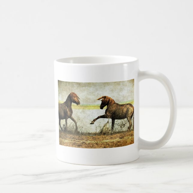 Taza De Café Batalla de Mustang (Derecha)