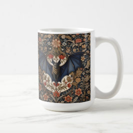Taza De Café Batalla de vuelo: floral moderna William Morris