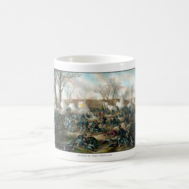 Taza De Café Batalla del fuerte Donelson -- Guerra civil (Centro)