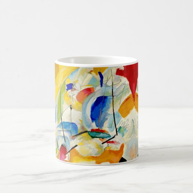 Taza De Café Batalla naval de Kandinsky 1913 (Centro)