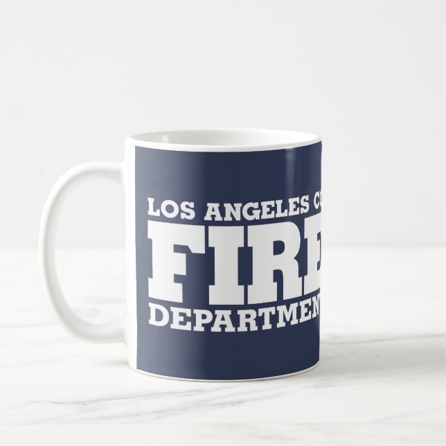 Taza De Café Batallón 2 Mug del Departamento de Bomberos del Co (Izquierda)