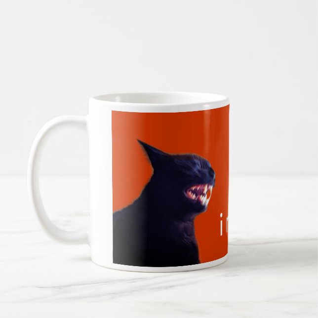 Taza De Café Batcat: Puede ser que muerda (la taza) (Izquierda)