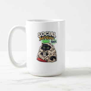 Taza De Café Batería Alta 