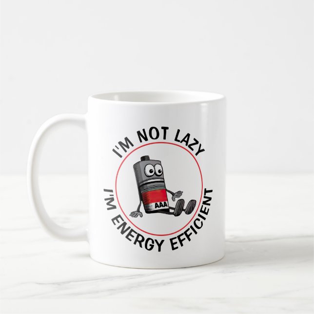 Taza De Café Batería baja divertida (Izquierda)