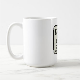 Taza De Café Batería Social Crítica Divertido Diseño Tech para 