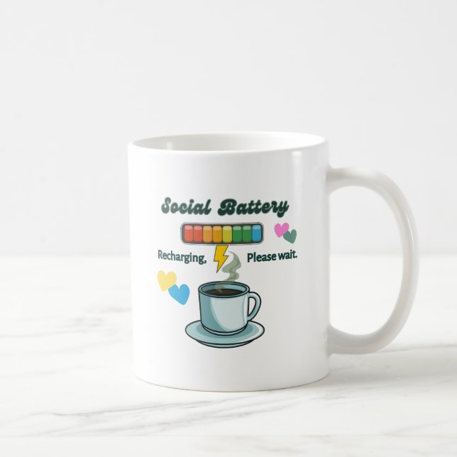 Taza De Café Batería social rápida (Derecha)