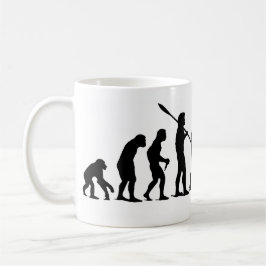 Taza De Café Batiendo la evolución (kajak)