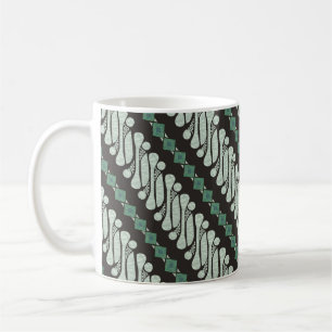 Taza De Café Batik Parang Yogyakarta, en varios patrones modern