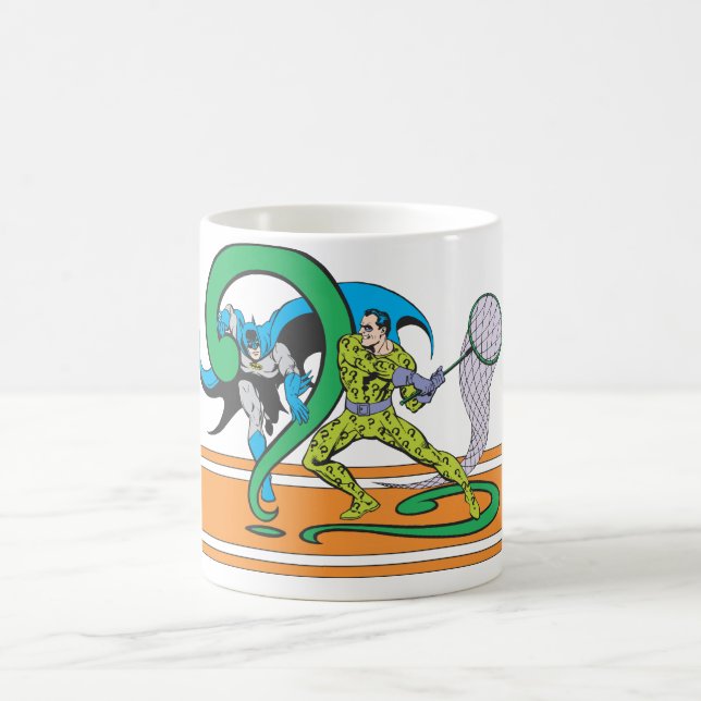 Taza De Café Batman Fights Riddler (Centro)