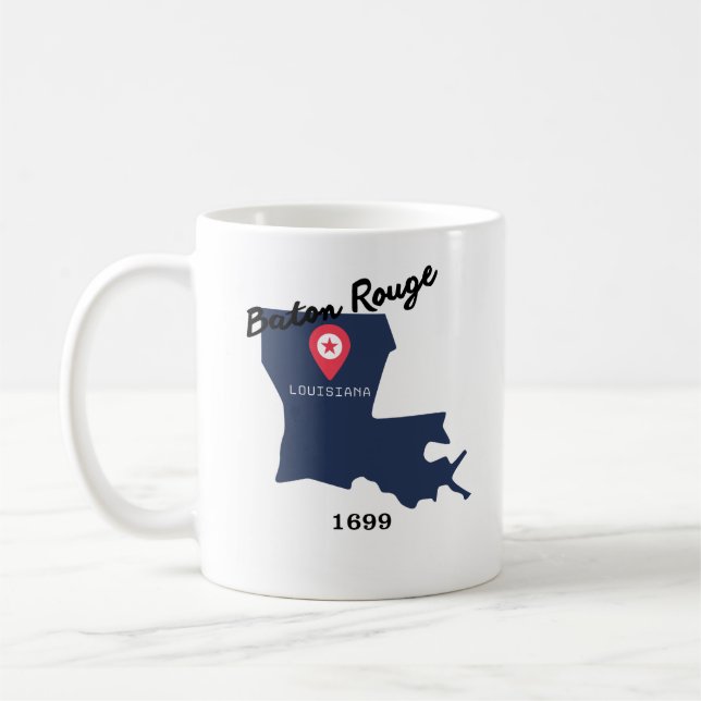 Taza De Café Baton Rouge coffee mug  (Izquierda)