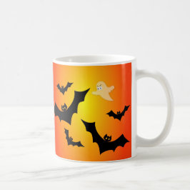 Taza De Café Bats y un fantasma