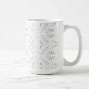 Taza De Café BATTENBURG LACE Tall Classic White Mug