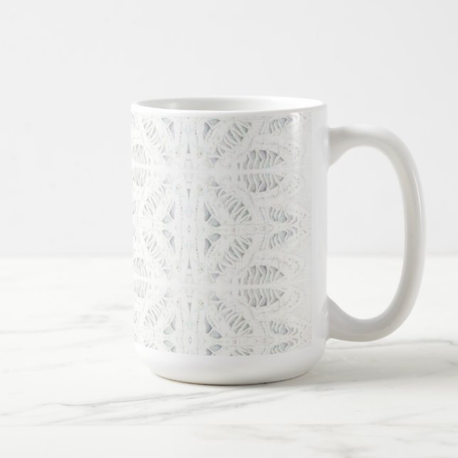 Taza De Café BATTENBURG LACE Tall White Mug (Derecha)