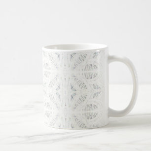 Taza De Café BATTENBURG LACE White Mug