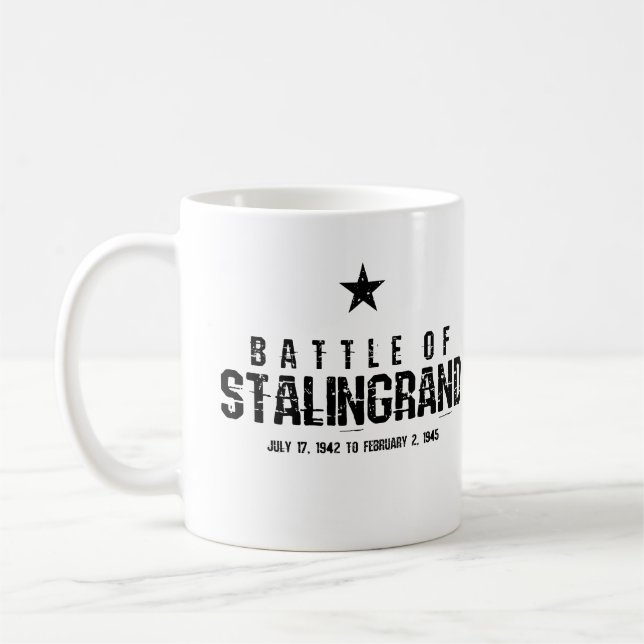 Taza De Café Battle of Stalingrad WW2 (Izquierda)