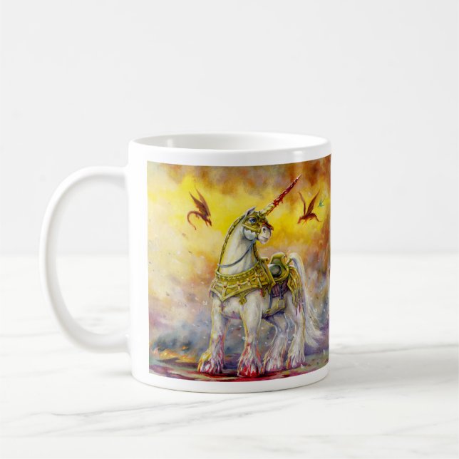 Taza De Café Battle Unicorn Mug (Izquierda)