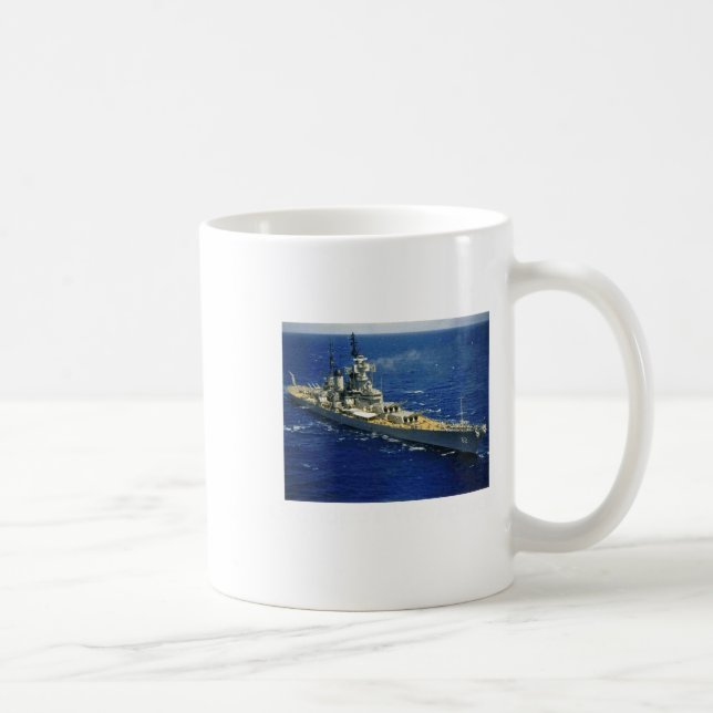 Taza De Café Battleship Uss New Jersey  (Derecha)