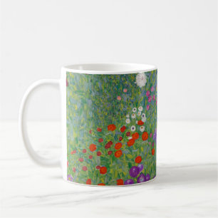 Taza De Café Bauerngarten, pintura al óleo, Gustav Klimt