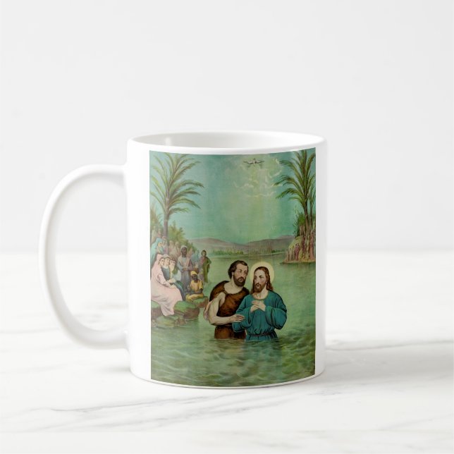 Taza De Café Bautismo de Jesucristo (Izquierda)