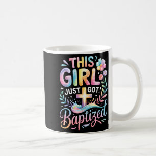 Taza De Café Bautismo Esta Niña Acaba de ser Bautizada Cruz Cri