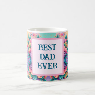 Taza De Café Bayas coloridas con el mejor papá de la historia