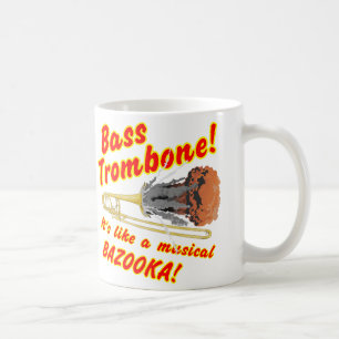 Taza De Café Bazuca bajo del Musical del Trombone