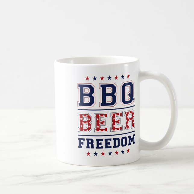 Taza De Café Bbq Beer Freedom 1 (Derecha)
