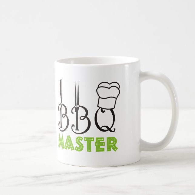 Taza De Café Bbq Master's Day Mugs (Derecha)