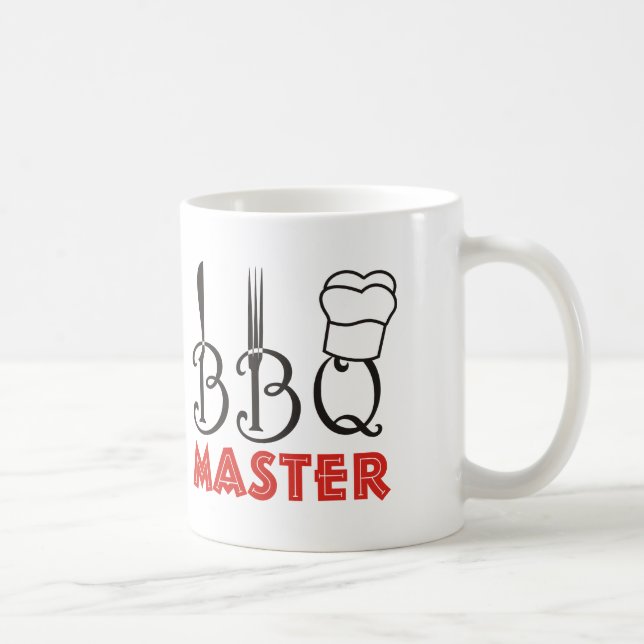 Taza De Café Bbq Master's Day Mugs (Derecha)