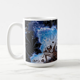 Taza De Café BBQSHOES: Diseño de arte fractal 103985 Big Mug