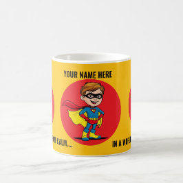 TAZA DE CAFÉ BE A SUPERHERO OF CALM IN A WORLD FULL OF STRESS.