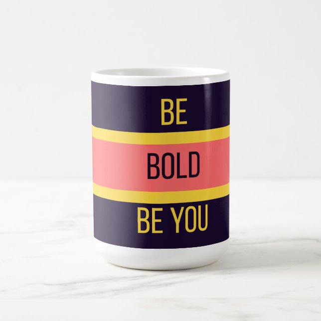 Taza De Café Be Bold — 90s Maximalist Mug | Retro  (Centro)