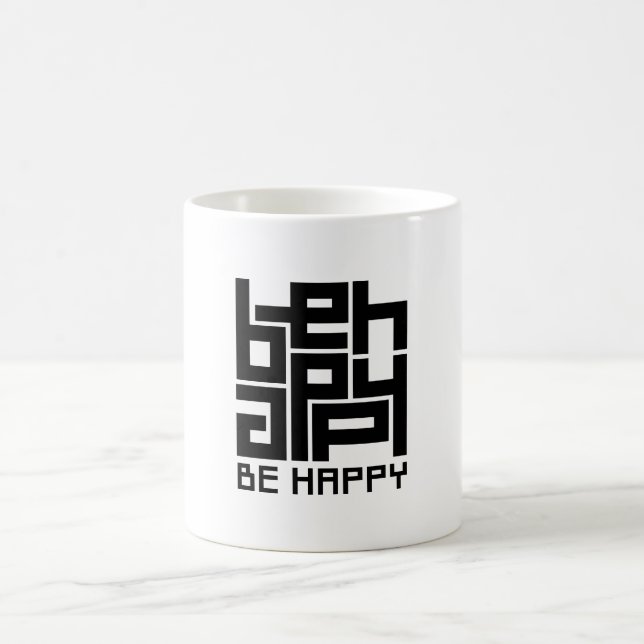 Taza De Café Be happy (Centro)