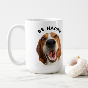 Taza De Café Be Happy Beagle