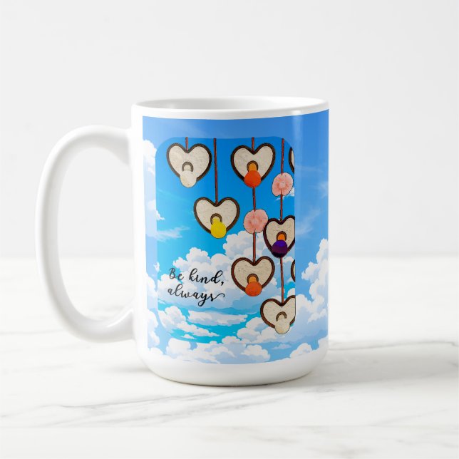 Taza De Café Be Kind Always Heart Mug (Izquierda)