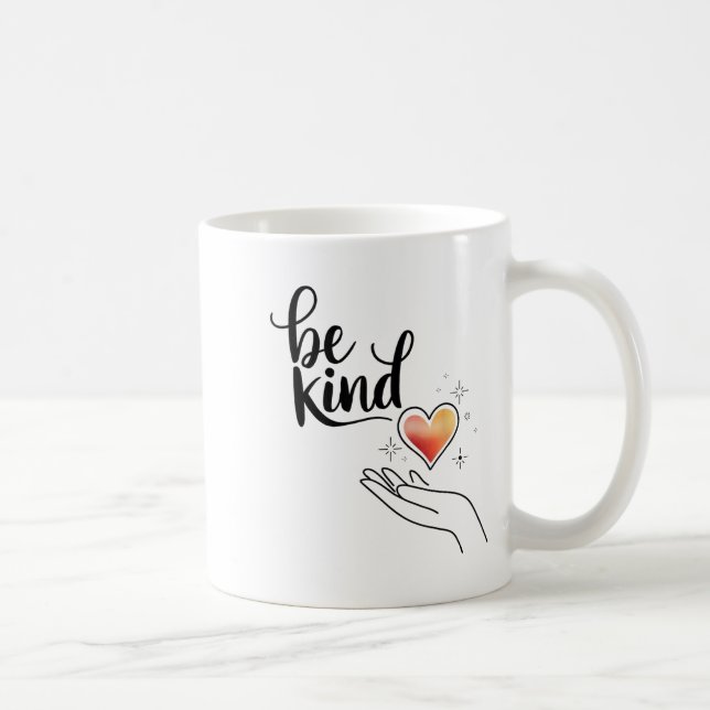 Taza De Café Be Kind Insrational Quote Sitive Motivational  (Derecha)