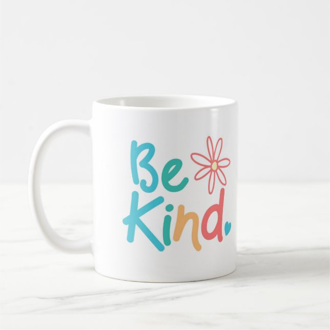 Taza De Café Be Kind Mug - Un regalo perfecto para ti mismo, am (Izquierda)