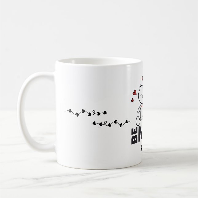 Taza De Café BE MINE - Agradable San Valentín moderno personali (Izquierda)