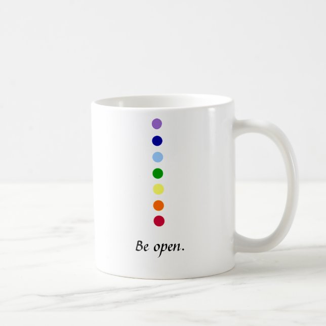 Taza De Café Be Open - Chakra Mug (Derecha)
