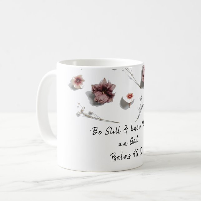 Taza De Café Be Still Floral Mug (Anverso izquierdo)