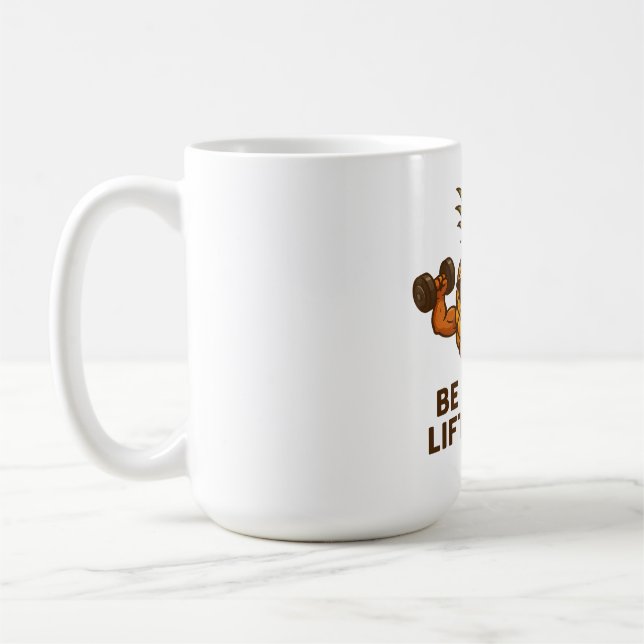 Taza De Café Be Sweet Lift Heavy Pineapple Gym Fitness Funny (Izquierda)