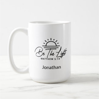 Taza De Café Be the Light Christian Mathew 5:14