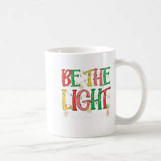 Taza De Café Be The Light Matthew 5_14 Christian Merry Christma