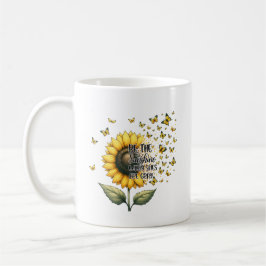 Taza De Café Be the Sunshine Sunflower Personalizado