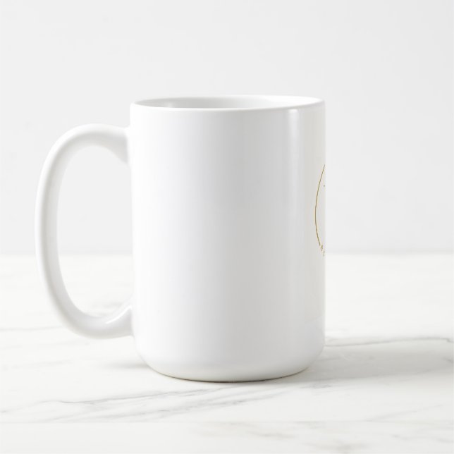 Taza De Café Be Yourself VS Monogram Logo (Izquierda)